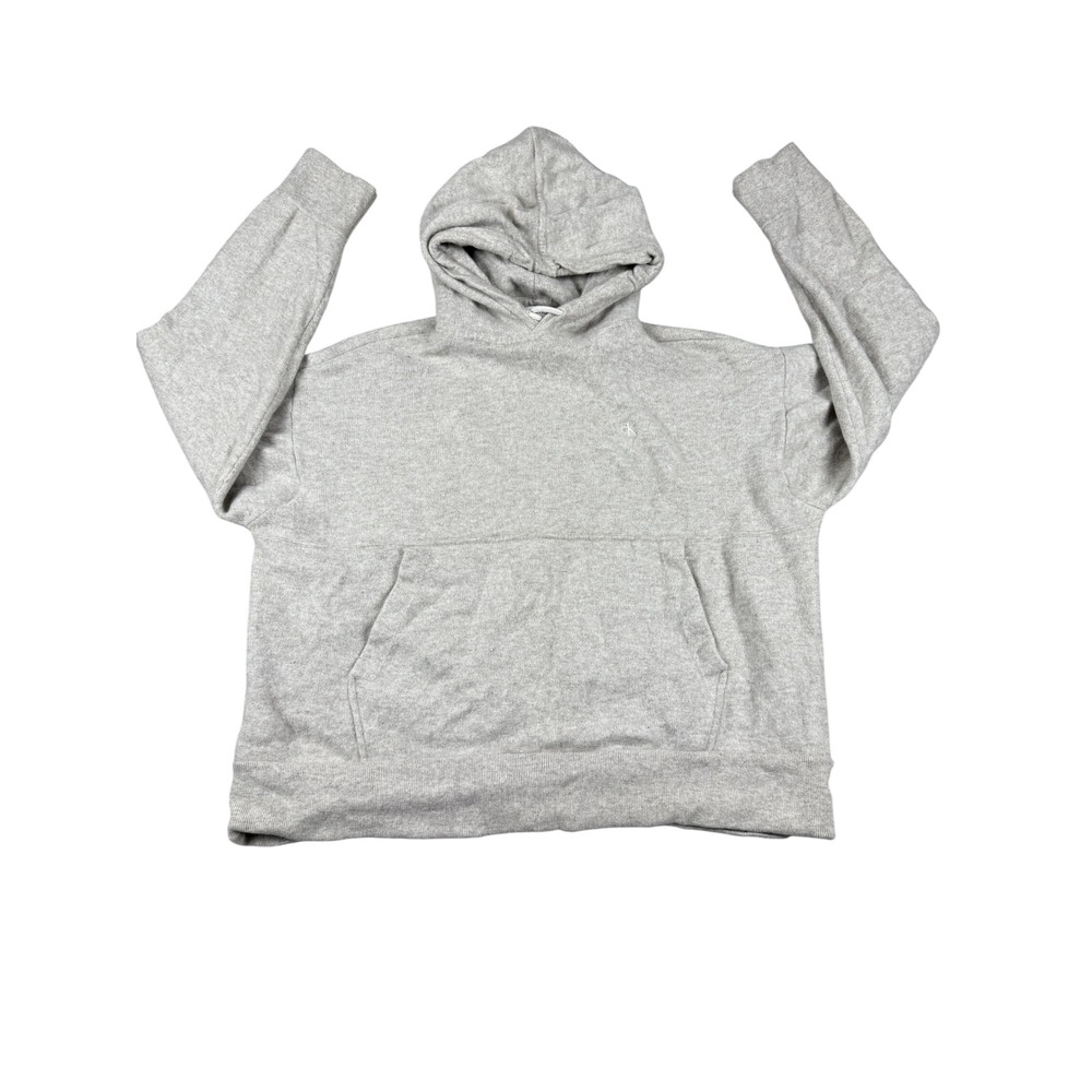 Calvin Klein‎ Wool Cashmere Blend Hoodie Pullover Sweatshirt - Large